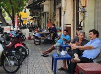 Typisches Straßenleben in Ho Chi Minh Stadt &ndash; &copy; Petra Hady (Eberhardt TRAVEL)