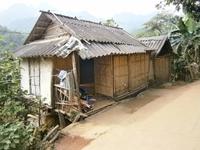 einfache Unterkunft einer Minderheit