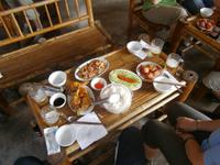 unser Mittagsimbiß in Mai Chau