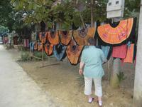 Bewunderung der Stoffe