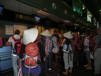 Einchecken mit Kegelhut