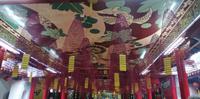 chinesischer Tempel Phu Cien , Räucherspiralen für Glück und mit Wünschen, Hoi An