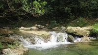 sprudelnde Gewässer am Do Quyen Wasserfall, Bach Ma Nationalpark