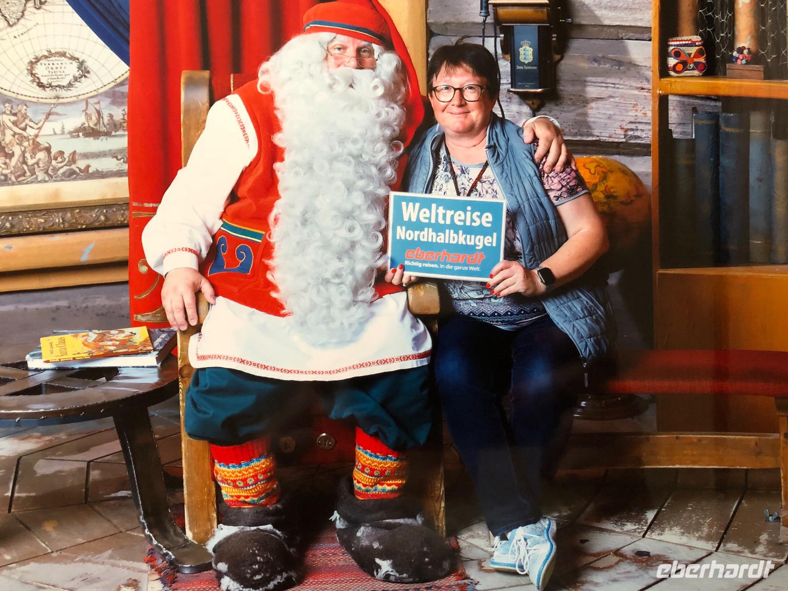 Treffen mit dem Weihnachtsmann