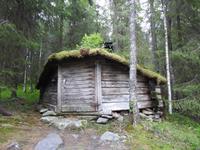 traditionelle Hütte 