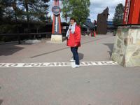 am Polarkreis im Weihnachtsmanndorf