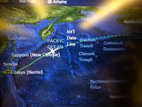 Tokio - Vancouver Flug über die Datumsgrenze