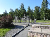 am Ufer des Onegasees Petrosawodsk Russland