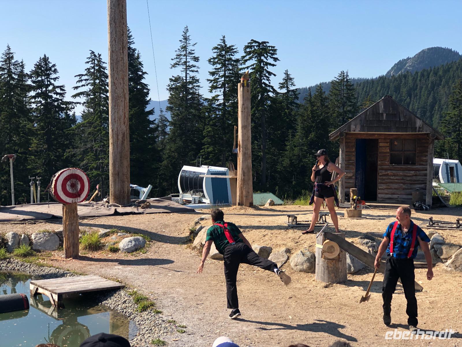 Grouse Mountain Lumberjack Show