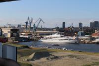 Auslaufen aus dem Hamburger Hafen