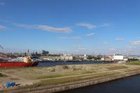 Auslaufen aus dem Hamburger Hafen