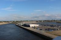 Auslaufen aus dem Hamburger Hafen