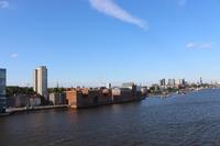 Auslaufen aus dem Hamburger Hafen