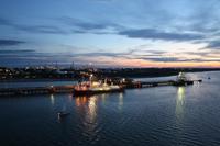 Sonnenuntergang in Southampton