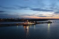 Sonnenuntergang in Southampton