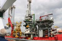 Hafenrundfahrt mit dem Spido-Boot in Rotterdam - Bohrschiff