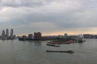 Auslaufen aus Rotterdam - Blick auf die SS Rotterdam