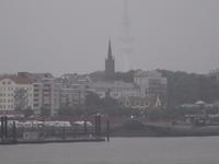 Ausfahrt in Hamburg bei Regen