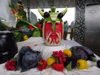 Begrüssungsbuffet an Bord