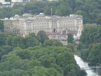 London - London Eye , Blick auf den Buckingham Palast