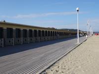 Deauville, Spaziergang am Strand