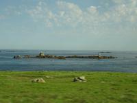 Fahrt entlang der Atlantikküste der Bretagne