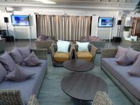 Fernseh-Lounge auf Deck 11