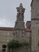 Santiago de Compostela -  vor der San Francisco Kirche