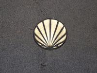 Santiago de Compostela - Zeichen auf den Jacobweg