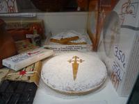Santiago de Compostela - Typischer Mandelkuchen