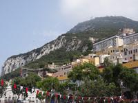 Gibraltar - Blick auf den Felsen