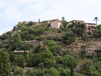 Blick auf das Künstlerdorf Deia