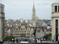 Blick auf die Unterstadt von Brüssel