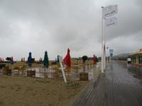 Normandie - Deauville - Strandprmenade - die Bretter von Deauville