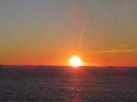 Sonnenuntergang über dem Meer