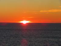 Sonnenuntergang über dem Meer