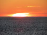 Sonnenuntergang über dem Meer