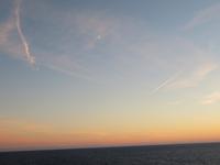 Sonnenuntergang über dem Meer