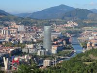Bilbao - auf dem Berg Artxanda - Blick über die Stadt