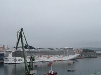 La Coruna - Einfahrt in den Hafen