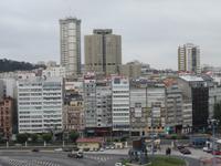 La Coruna - die Häuser mit den Glasbalkonen