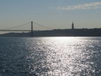 Lissabon - Brücke des 25.April und Christusstatue