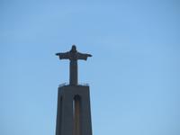 Lissabon - Auslaufen - Blick zur Christusstatue