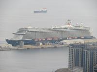 Gibraltar - Blick auf Mein Schiff 3