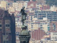 Barcelona - Hafen -Blick zur Kolumbussäule