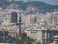 Barcelona - Hafen -Blick zur Kolumbussäule