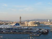 Barcelona - Hafen - Blick in die Stadt