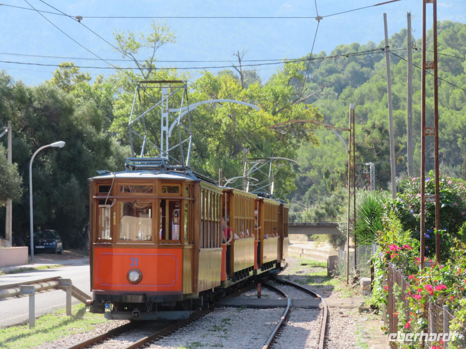 Mallorca -  Soller - Historische Straßenbahn