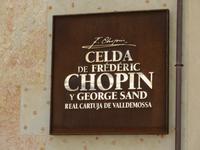 Mallorca - Valldemossa - Kartäuse - Gedenktafel für Chopin