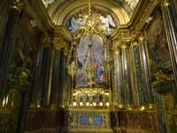 Lissabon , und der Prunk im Inneren der Kirche 